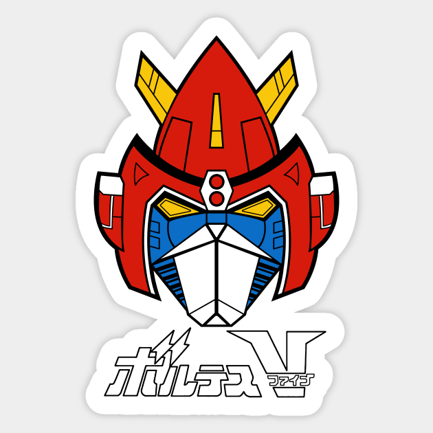 Chōdenji Machine Voltes V Sticker by geeklyshirts